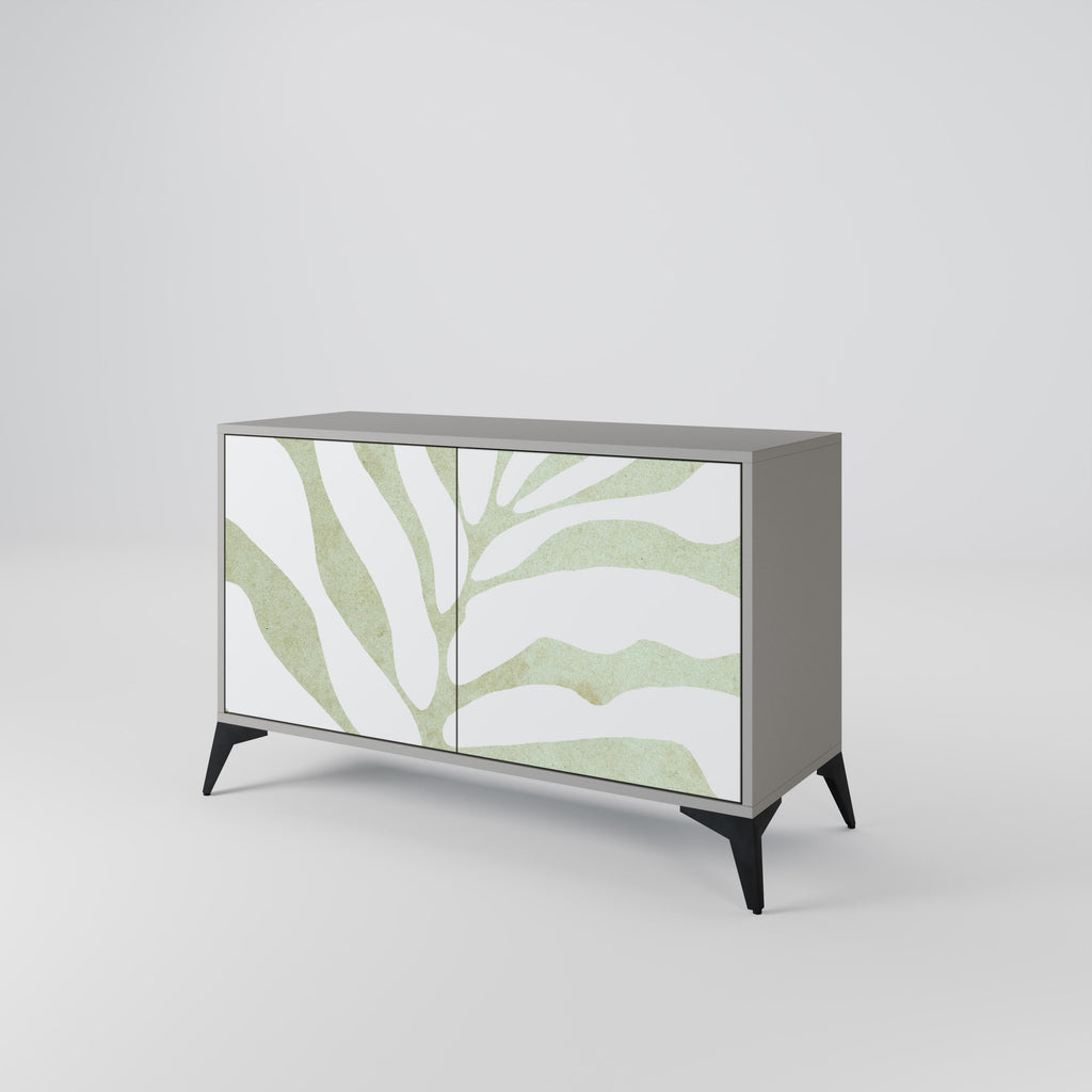 BOTANICAL SPARK 2-Door Sideboard in Grey Finish