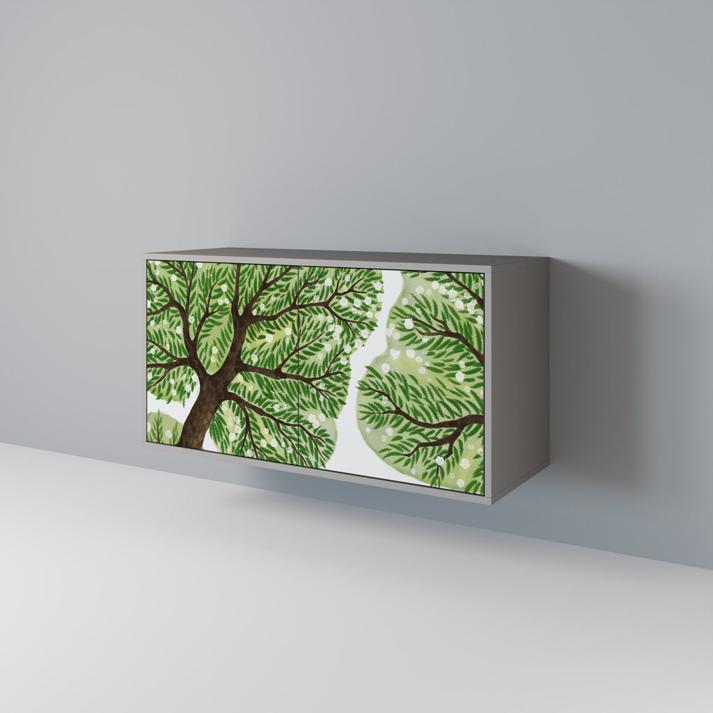 WILDERNESS DASH Aparador de 2 Portas em Acabamento Cinzento