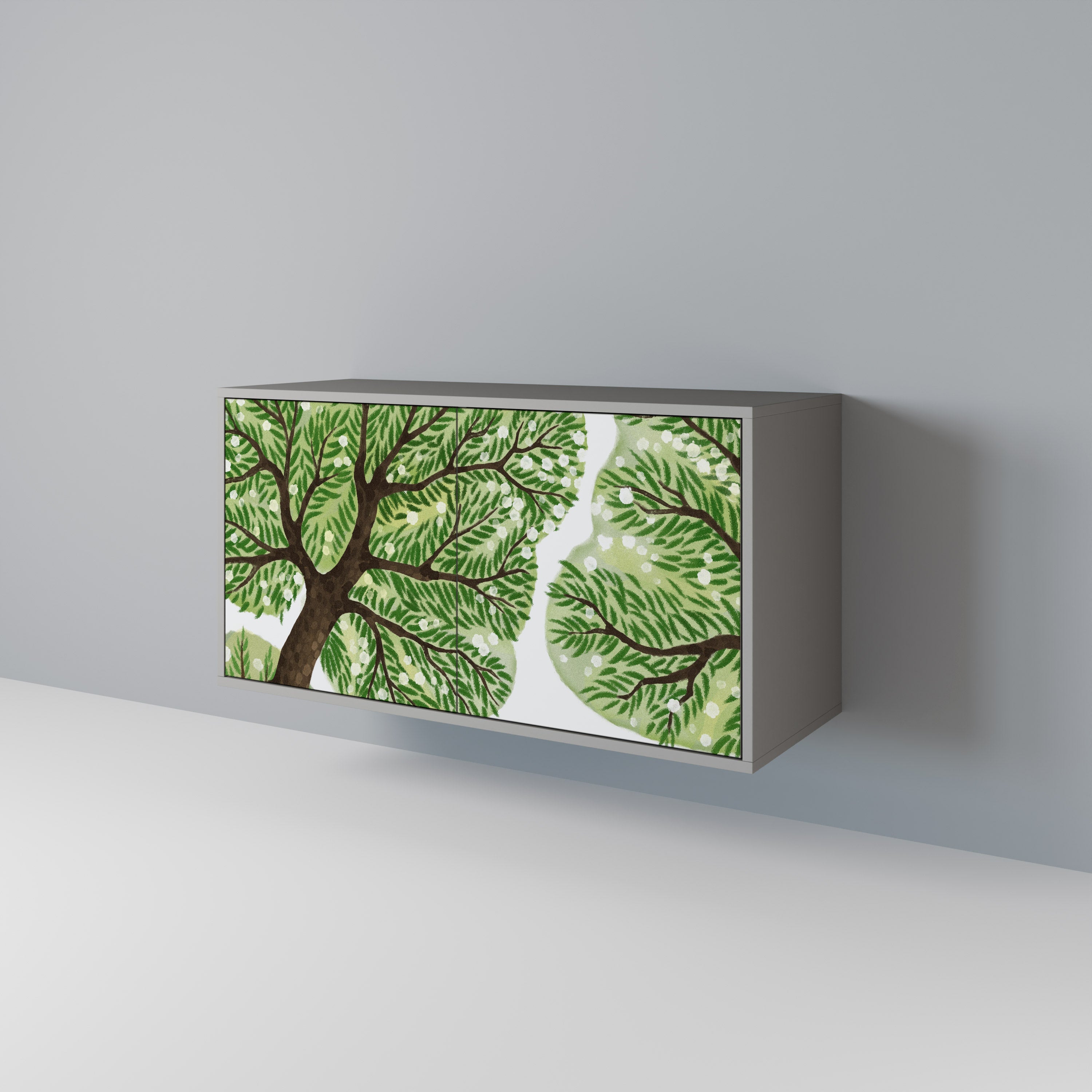 WILDERNESS DASH Aparador de 2 Portas em Acabamento Cinzento