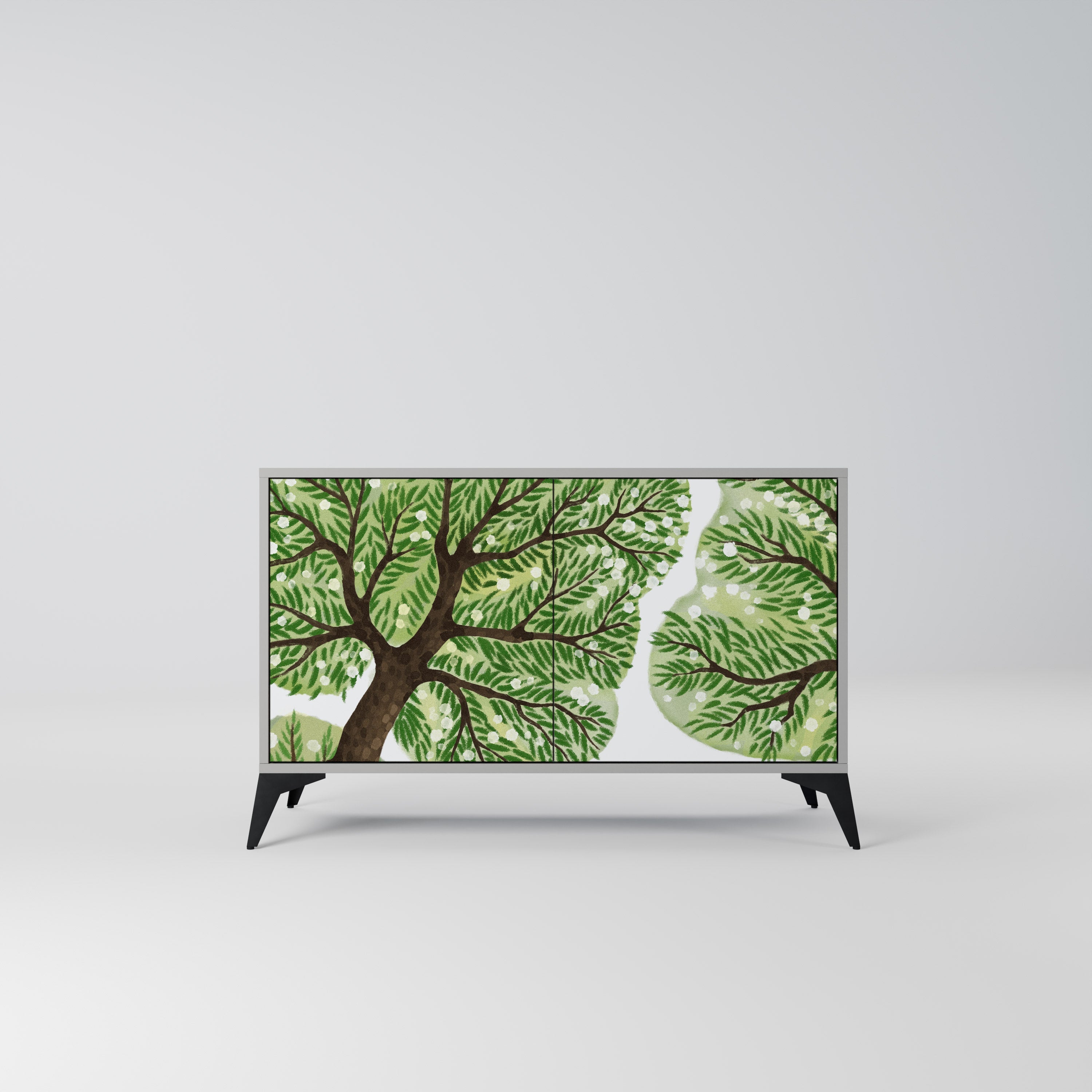 WILDERNESS DASH Aparador de 2 Portas em Acabamento Cinzento