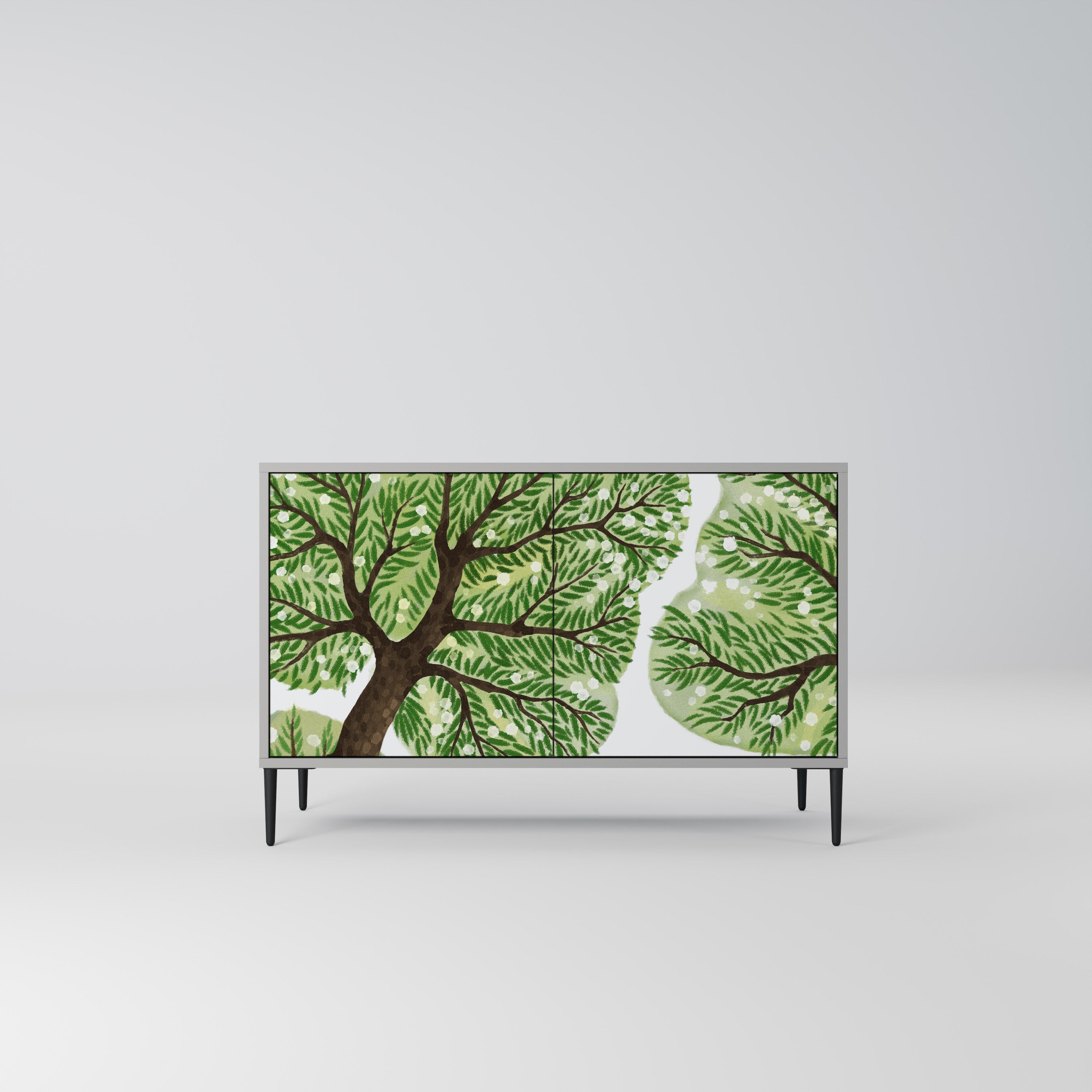 WILDERNESS DASH Aparador de 2 Portas em Acabamento Cinzento