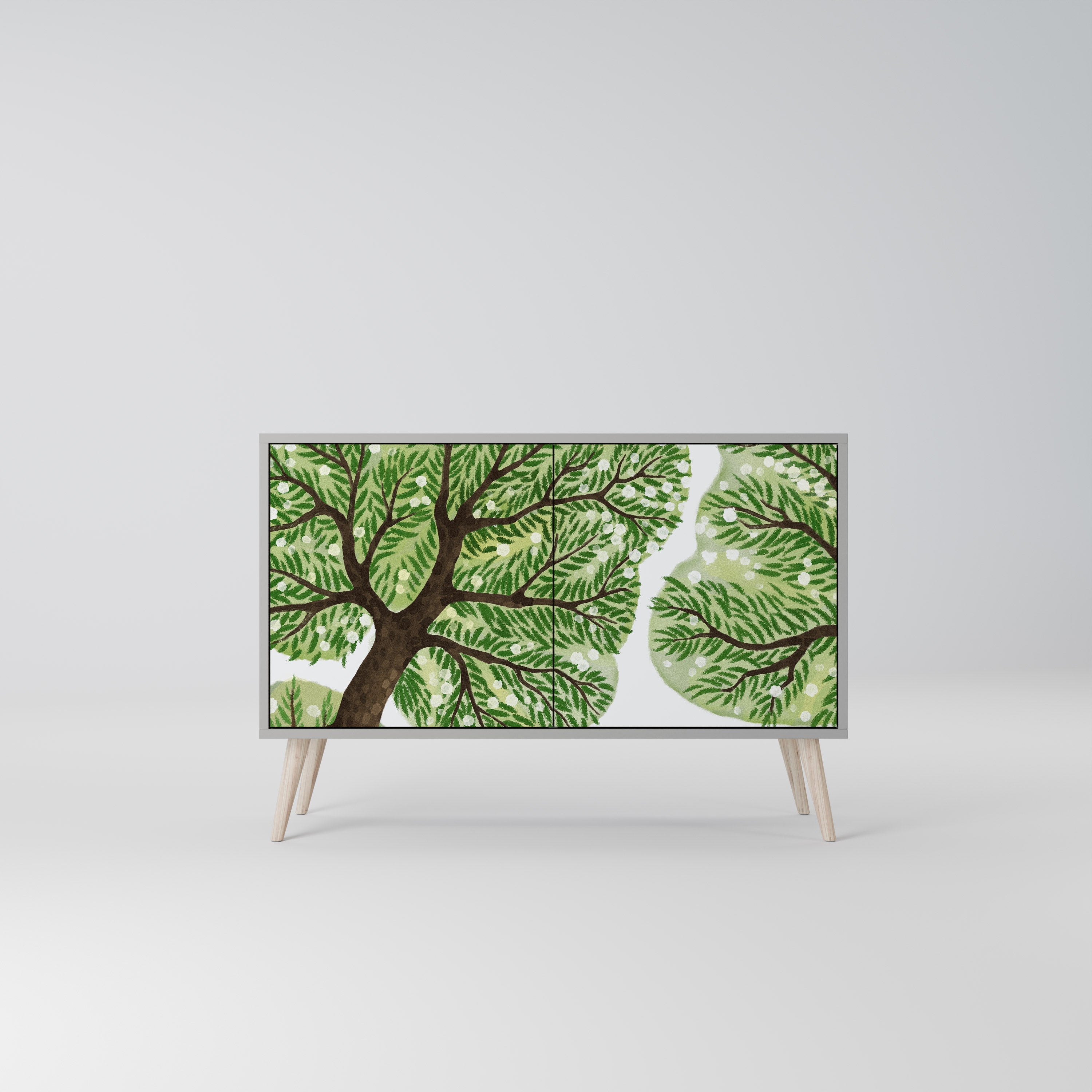 WILDERNESS DASH Aparador de 2 Portas em Acabamento Cinzento