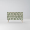 LEAVES ON GREEN 2-Door Sideboard in Grey Finish