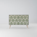 LEAVES ON GREEN 2-Door Sideboard in Grey Finish