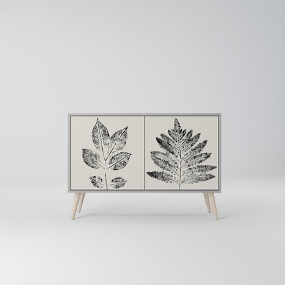 LEAFY STAMPS Aparador de 2 Portas