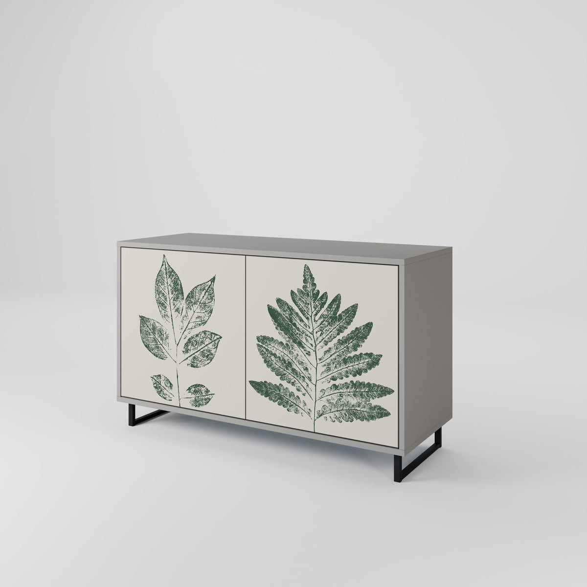 GREEN LEAFY STAMPS Aparador de 2 Portas