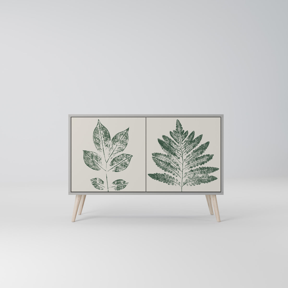 GREEN LEAFY STAMPS Aparador de 2 Portas