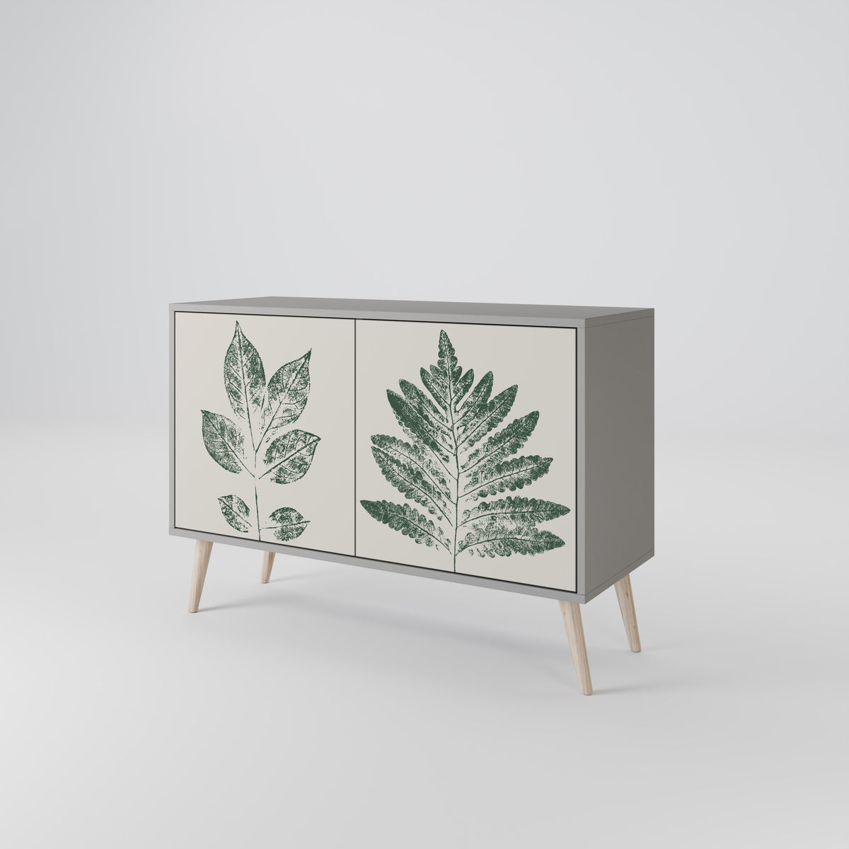 GREEN LEAFY STAMPS Aparador de 2 Portas