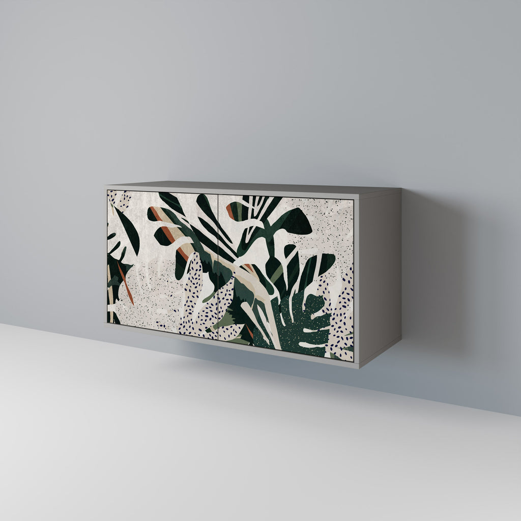 VERDURE FORMATION Aparador de 2 Portas em Acabamento Cinzento