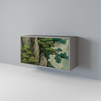 VERDURE ABYSS Aparador de 2 Portas em Acabamento Cinzento