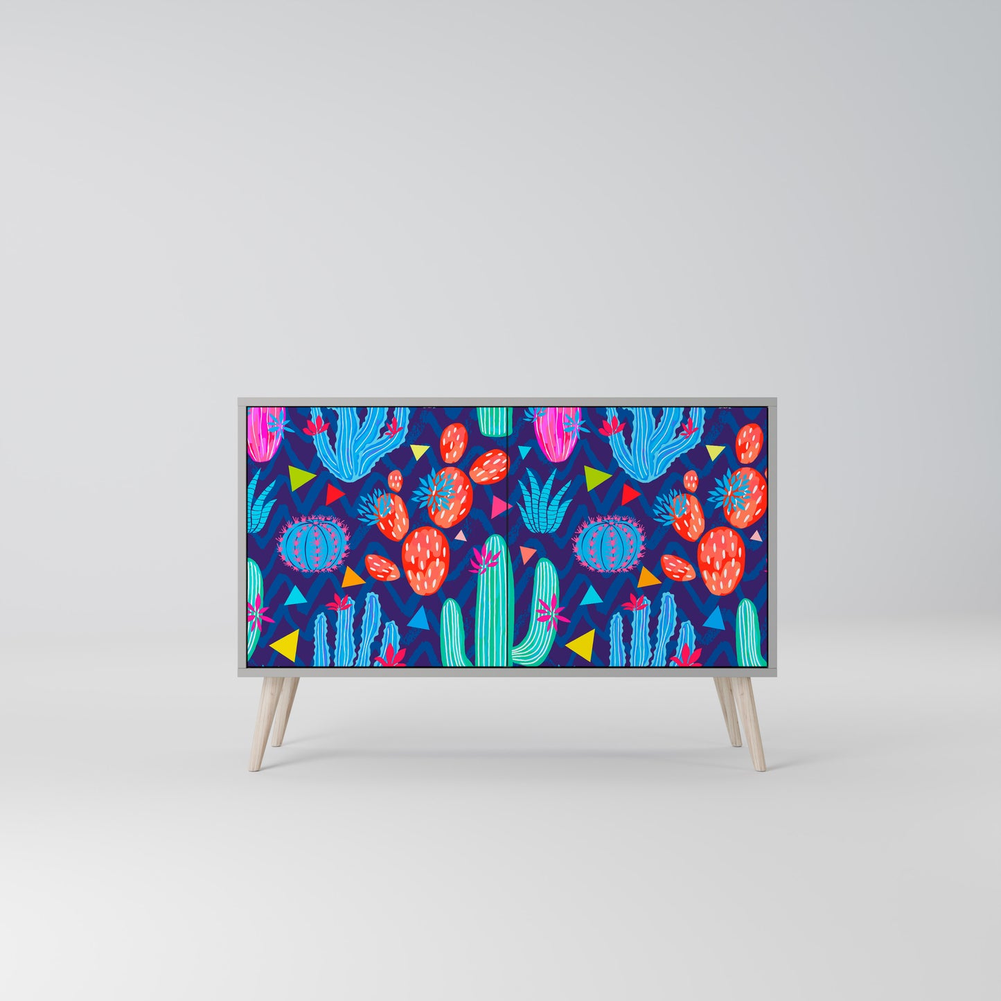 CACTUS VIBES Aparador de 2 Portas