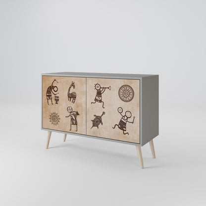 AFRICAN STYLE 2-Door Sideboard