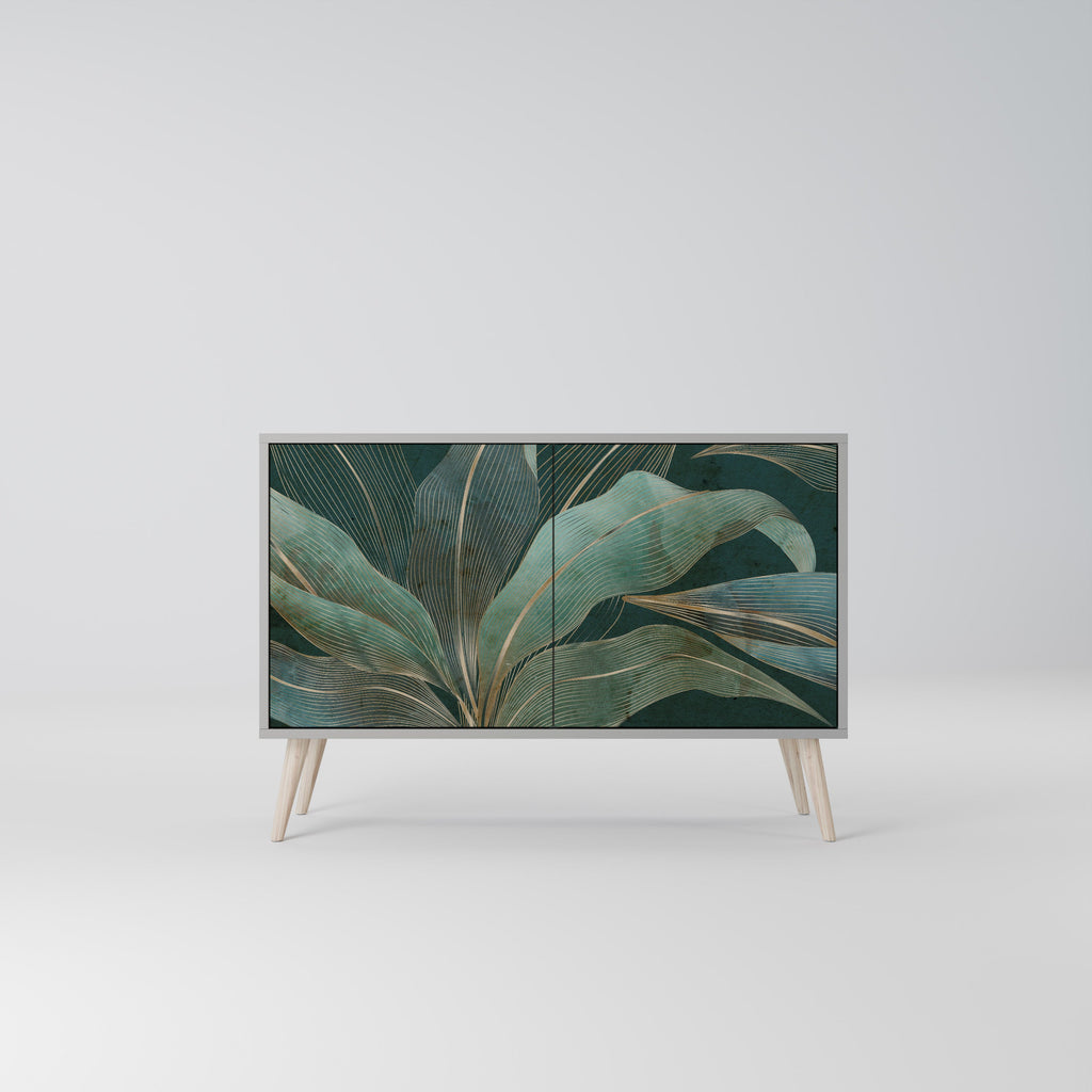 ROYAL GREEN Aparador de 2 Portas em Acabamento Cinzento