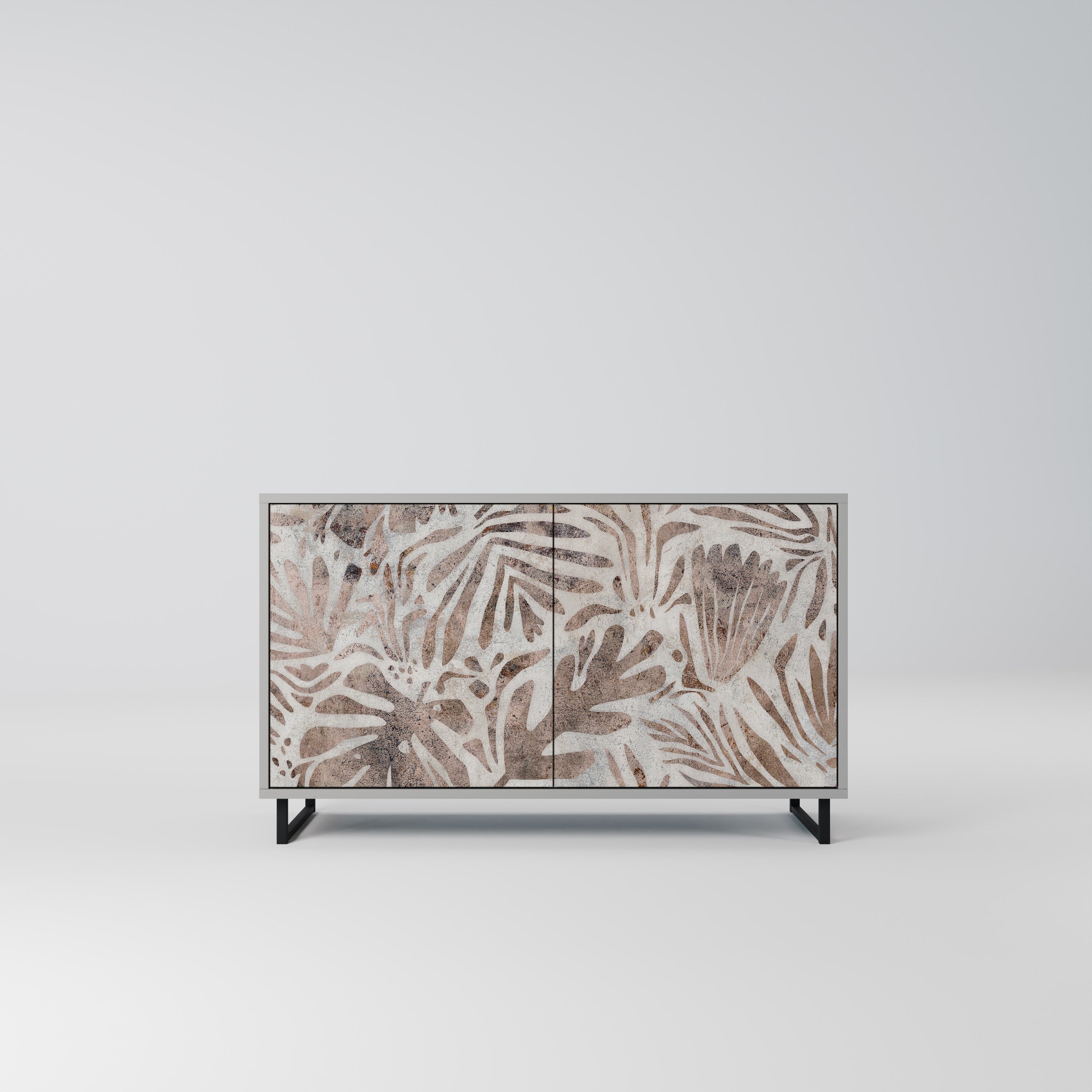 PASSING TIME 2-Door Sideboard in Grey Finish