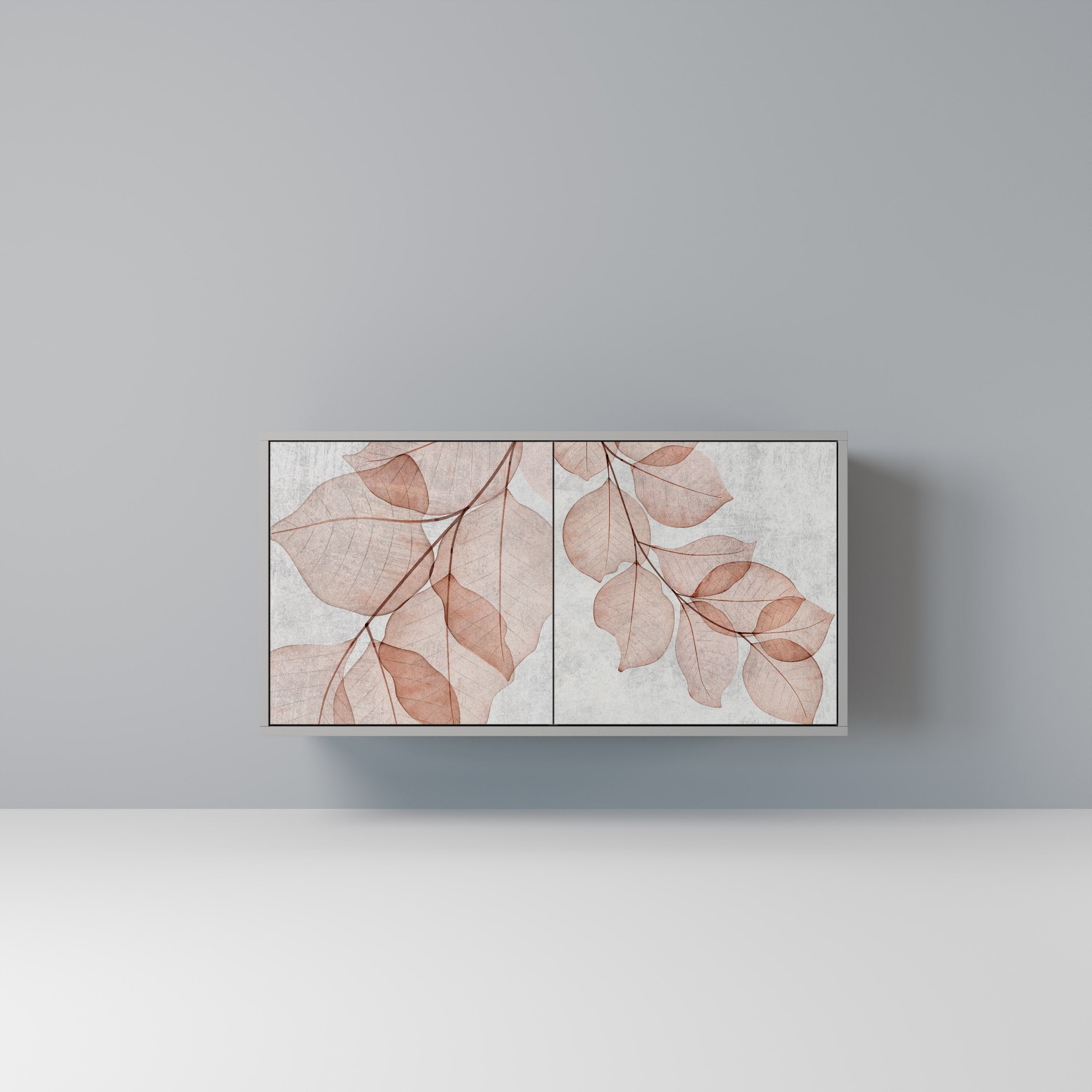 AUTUMN FRAGILITY 2-Door Sideboard in Grey Finish