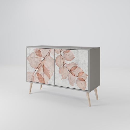 AUTUMN FRAGILITY 2-Door Sideboard in Grey Finish