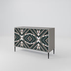 DIMENSION DELIGHTS 2-Door Sideboard in Grey Finish