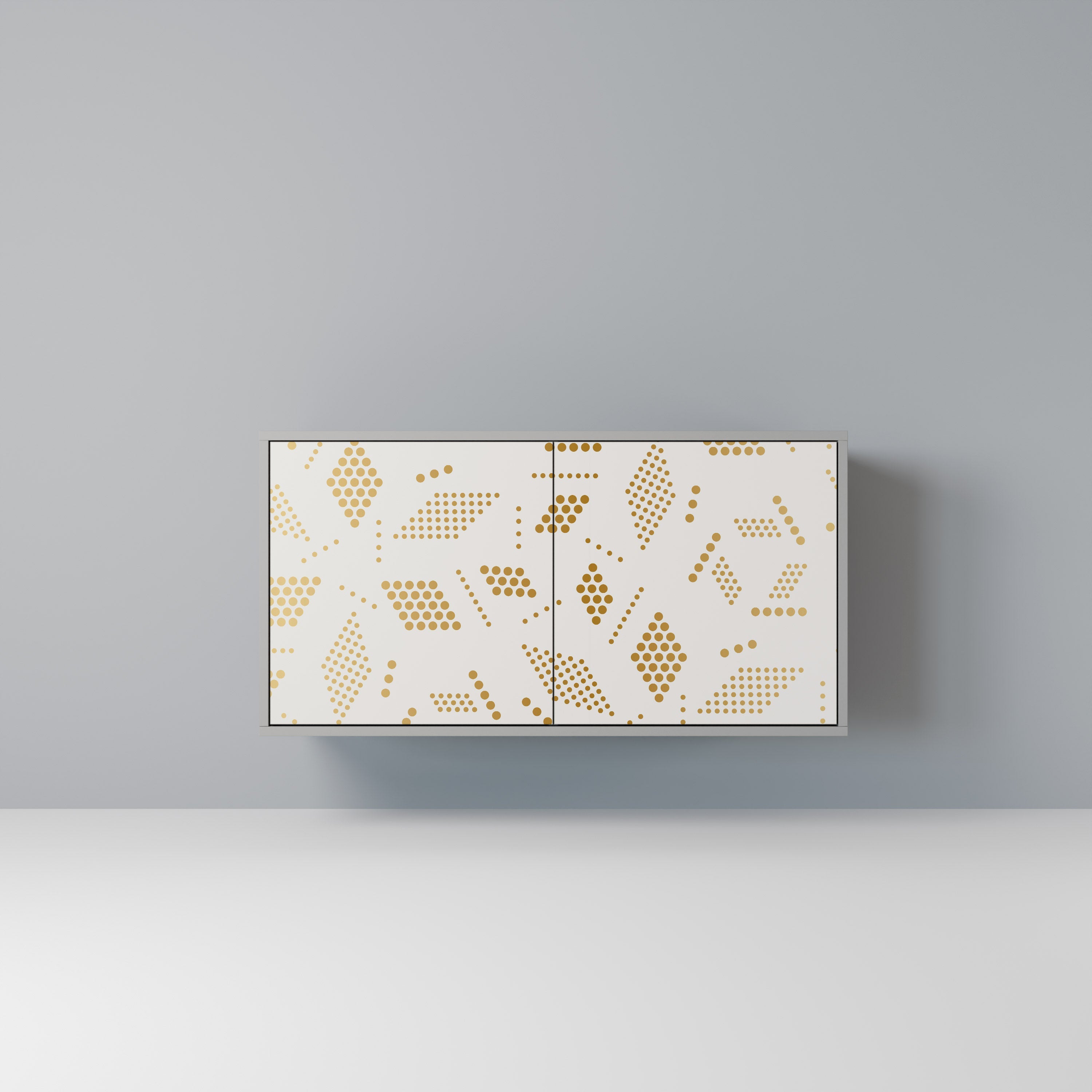 SPOTTED DAZE 2-Door Sideboard in Grey Finish