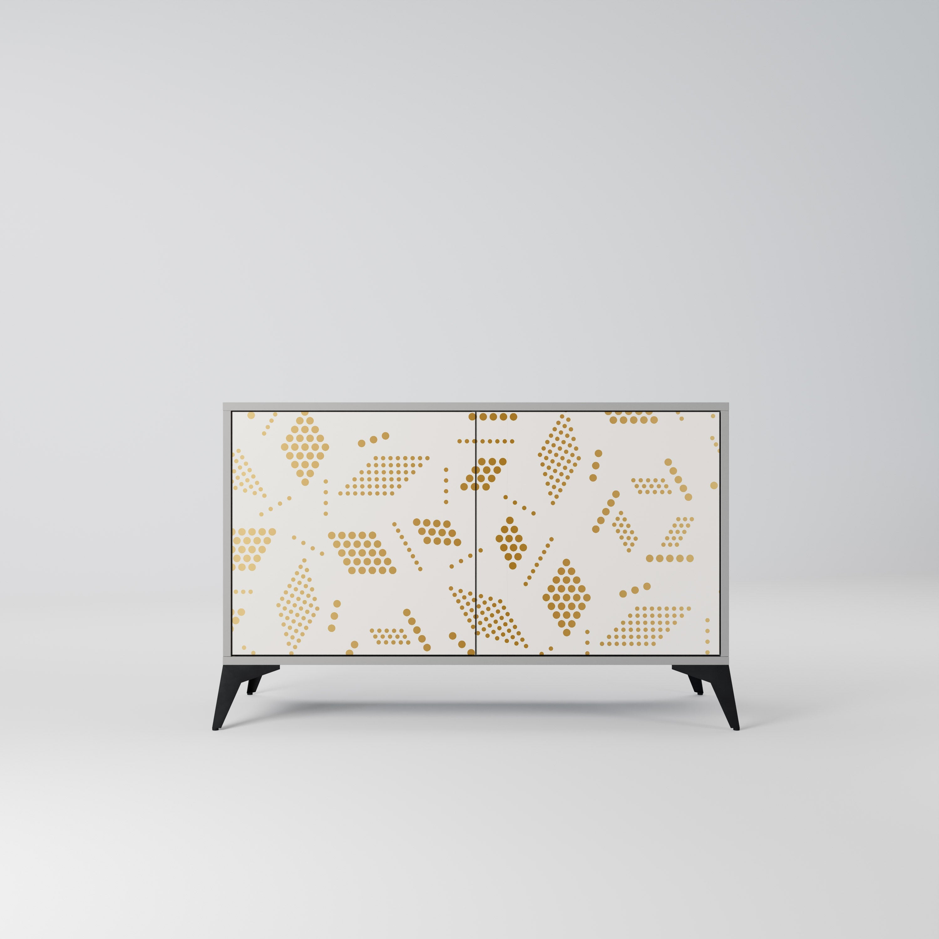 SPOTTED DAZE 2-Door Sideboard in Grey Finish