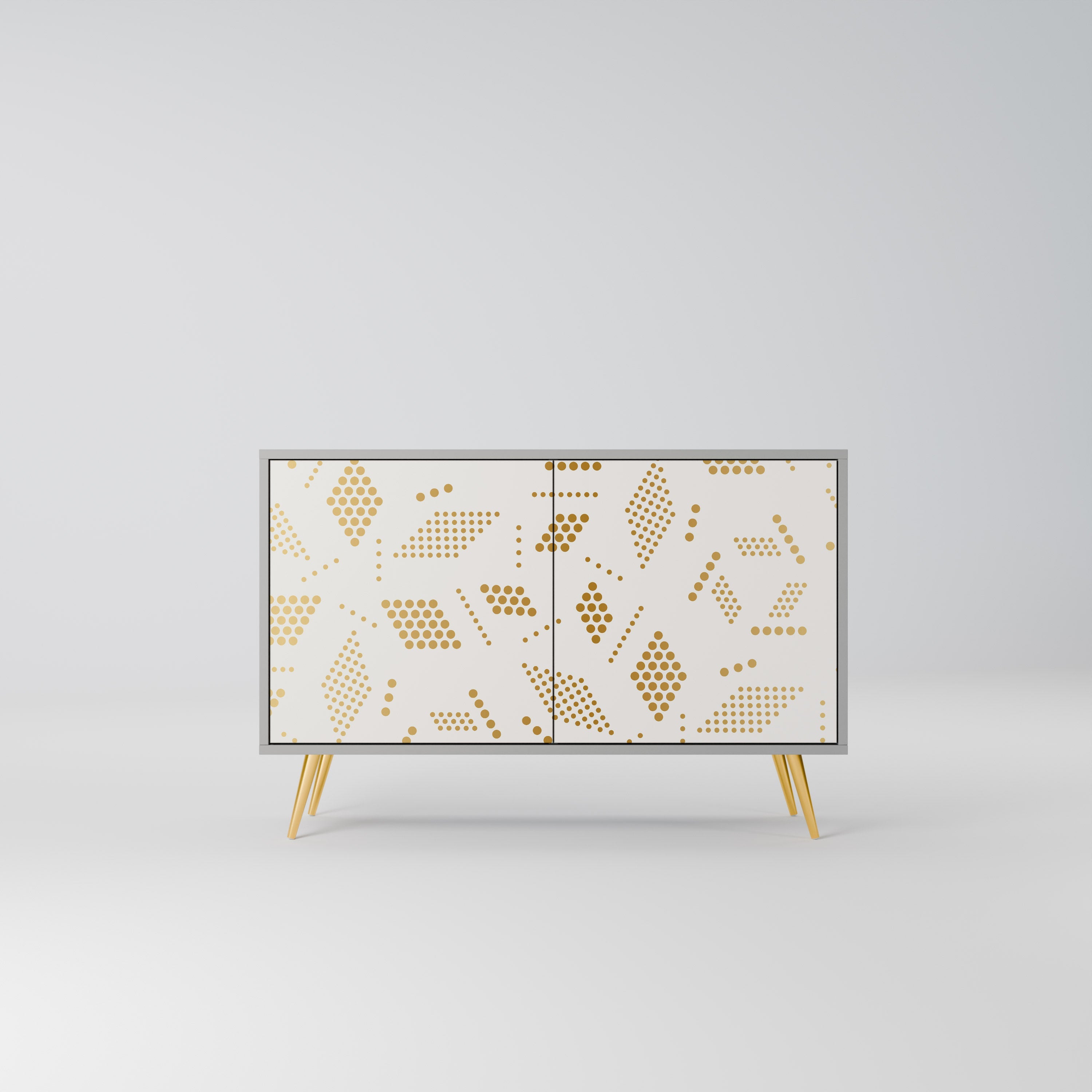 SPOTTED DAZE 2-Door Sideboard in Grey Finish