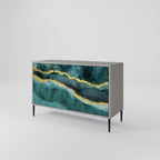 GOLDRUSH ODYSSEY 2-Door Sideboard in Grey Finish