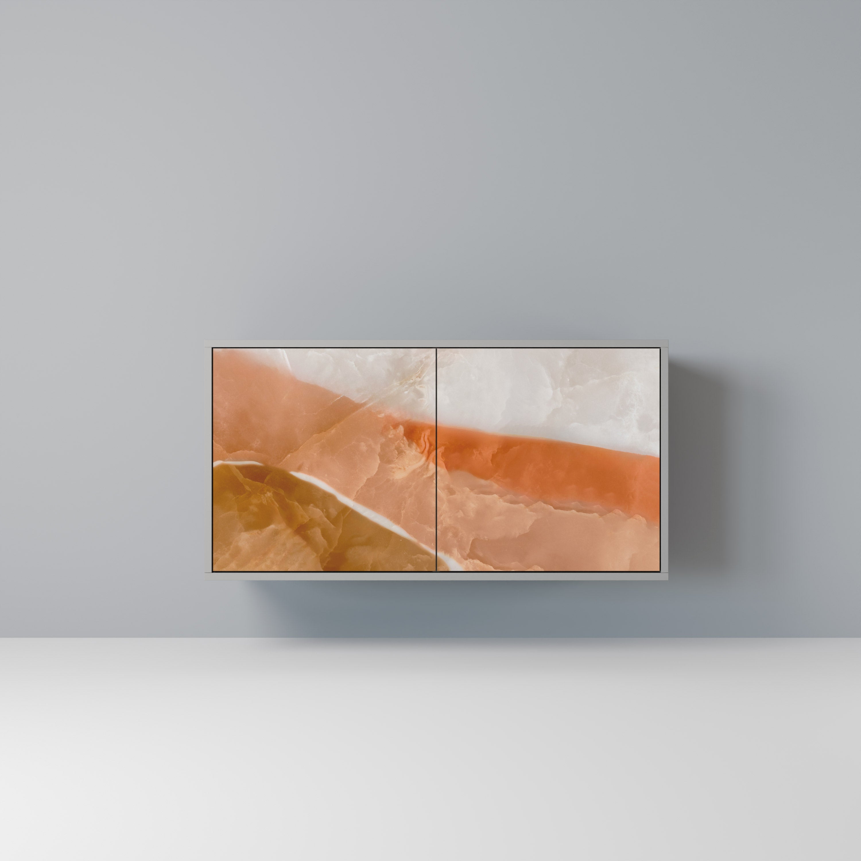 SANDHILLS SPLENDOUR 2-Door Sideboard in Grey Finish