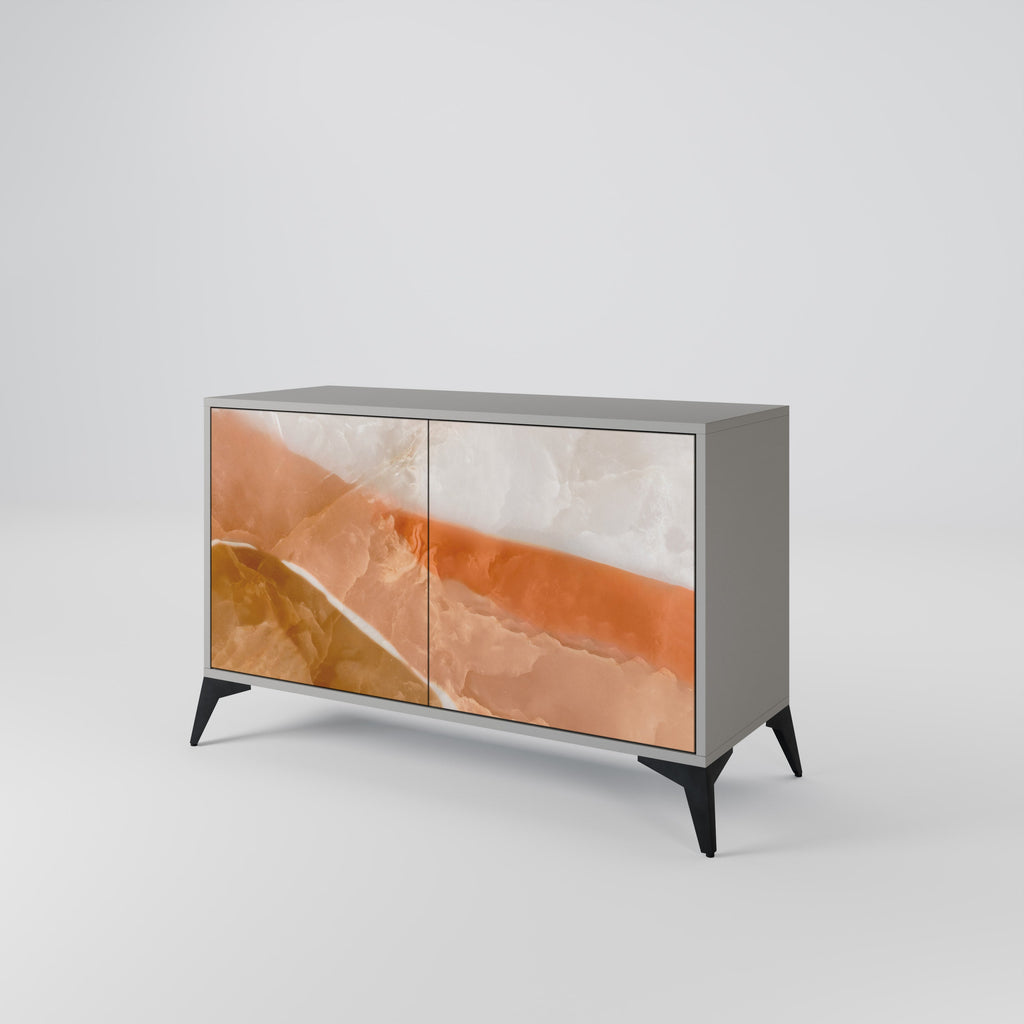 SANDHILLS SPLENDOUR 2-Door Sideboard in Grey Finish