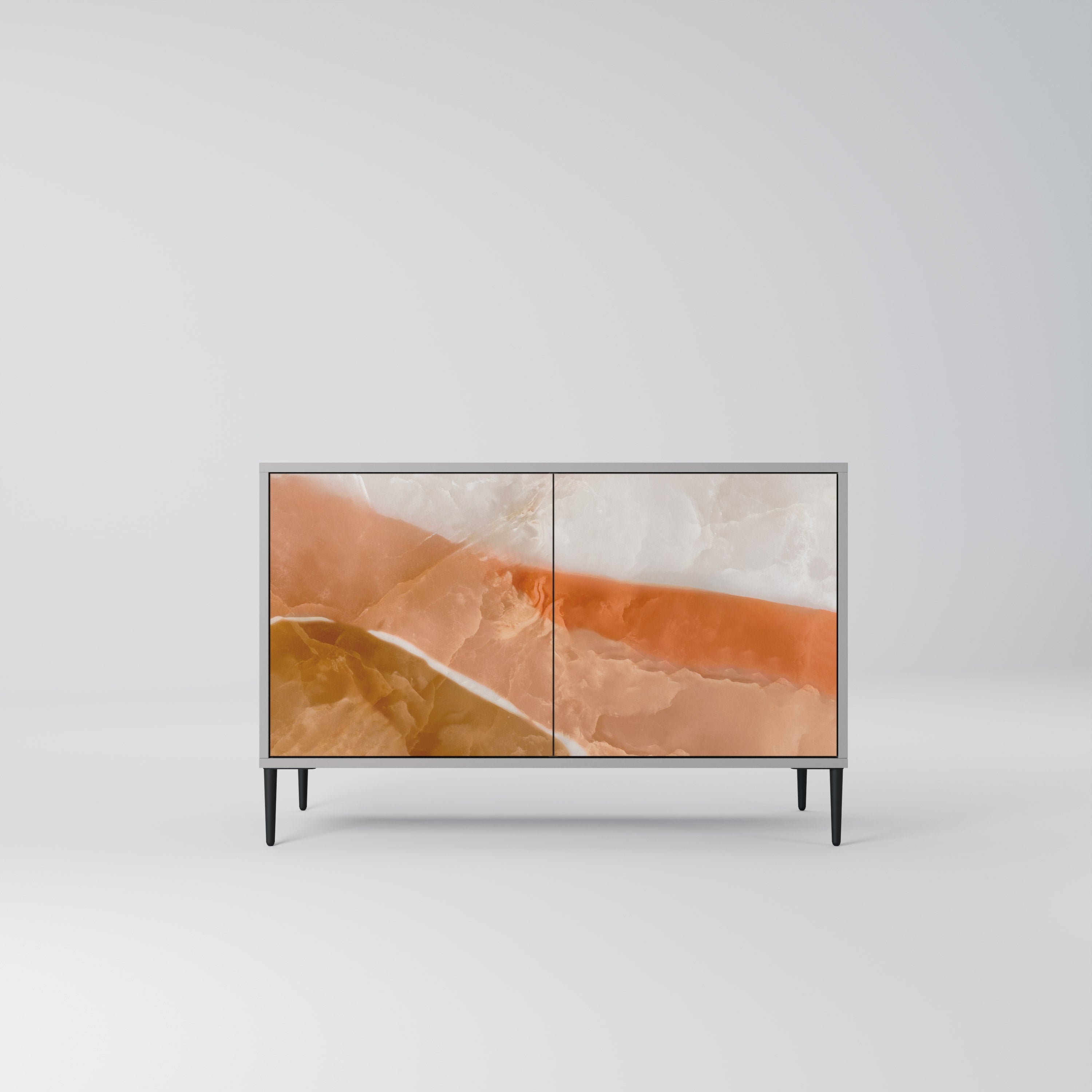 SANDHILLS SPLENDOUR 2-Door Sideboard in Grey Finish