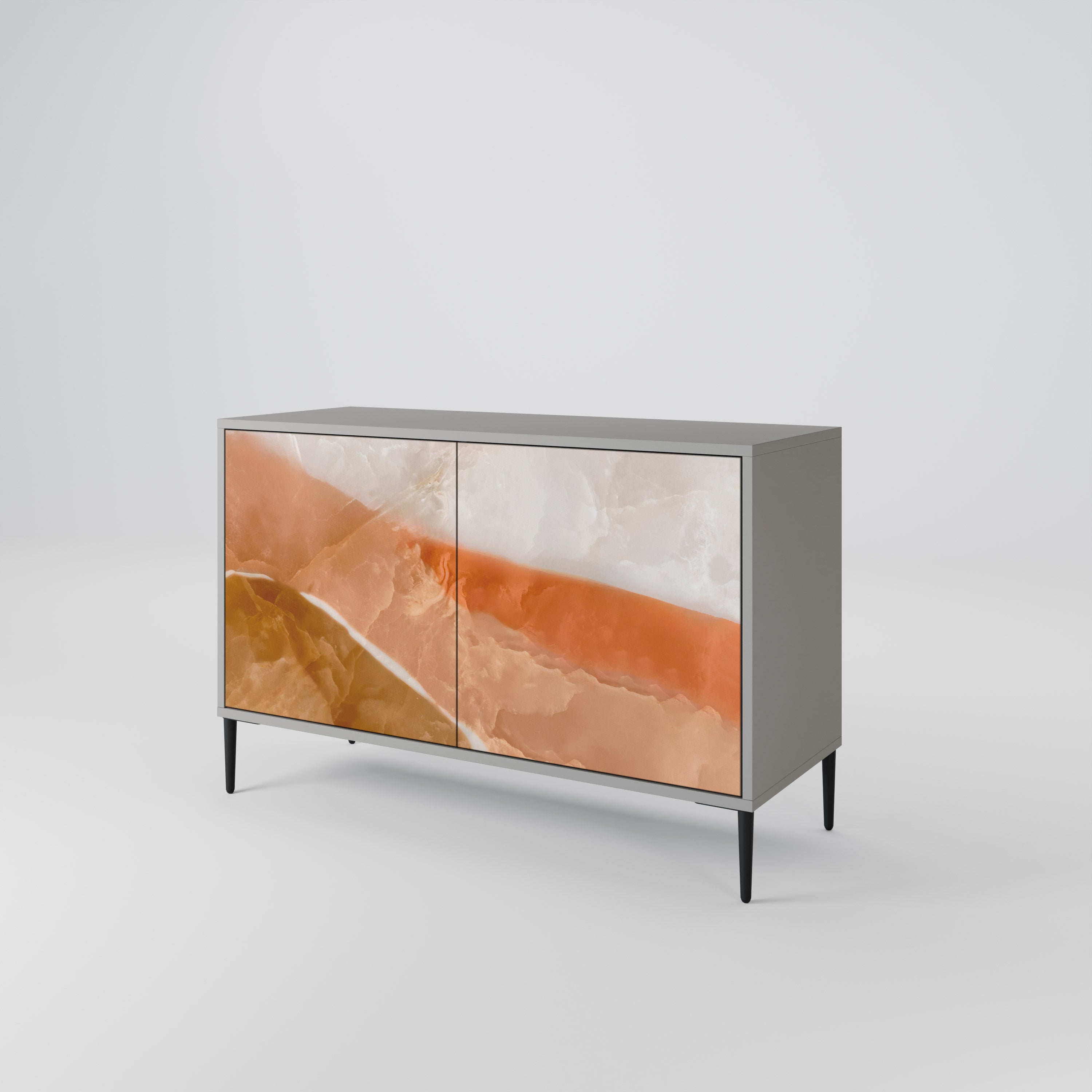 SANDHILLS SPLENDOUR 2-Door Sideboard in Grey Finish