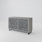 TEMPORARY SEQUENCE 2-Door Sideboard in Grey Finish