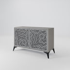 TEMPORARY SEQUENCE 2-Door Sideboard in Grey Finish