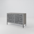 TEMPORARY SEQUENCE 2-Door Sideboard in Grey Finish