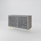 TEMPORARY SEQUENCE 2-Door Sideboard in Grey Finish