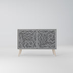 TEMPORARY SEQUENCE 2-Door Sideboard in Grey Finish