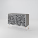 TEMPORARY SEQUENCE 2-Door Sideboard in Grey Finish