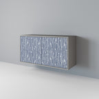 GRAPHITE RAIN Aparador de 2 Portas em Acabamento Cinzento