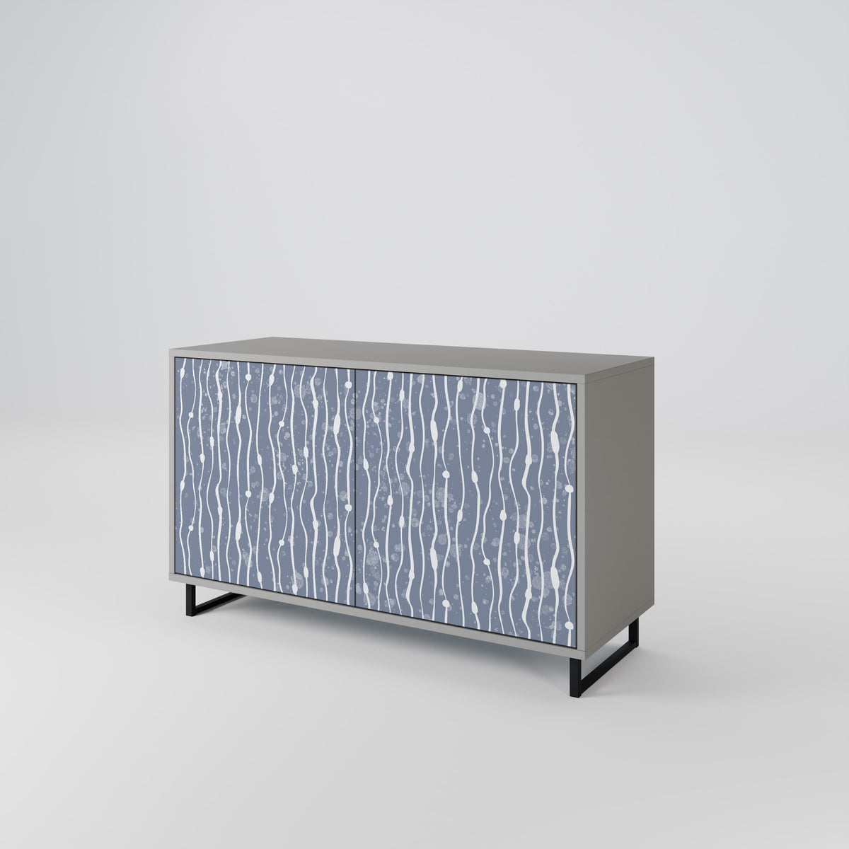 GRAPHITE RAIN Aparador de 2 Portas