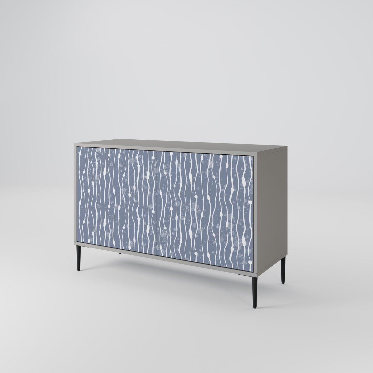 GRAPHITE RAIN Aparador de 2 Portas