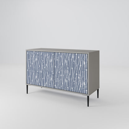 GRAPHITE RAIN Aparador de 2 Portas
