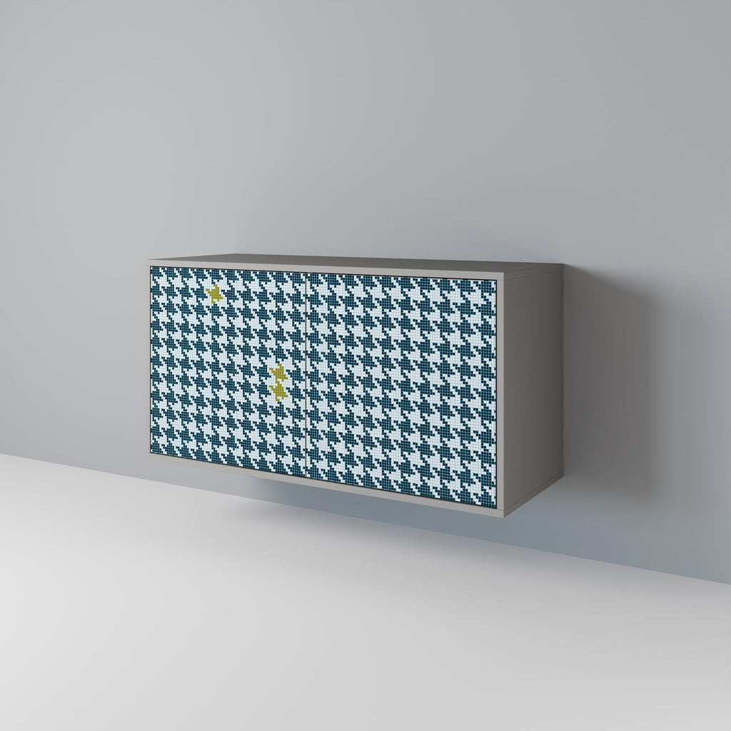 OUT OF CONTEXT Aparador de 2 Portas em Acabamento Cinzento