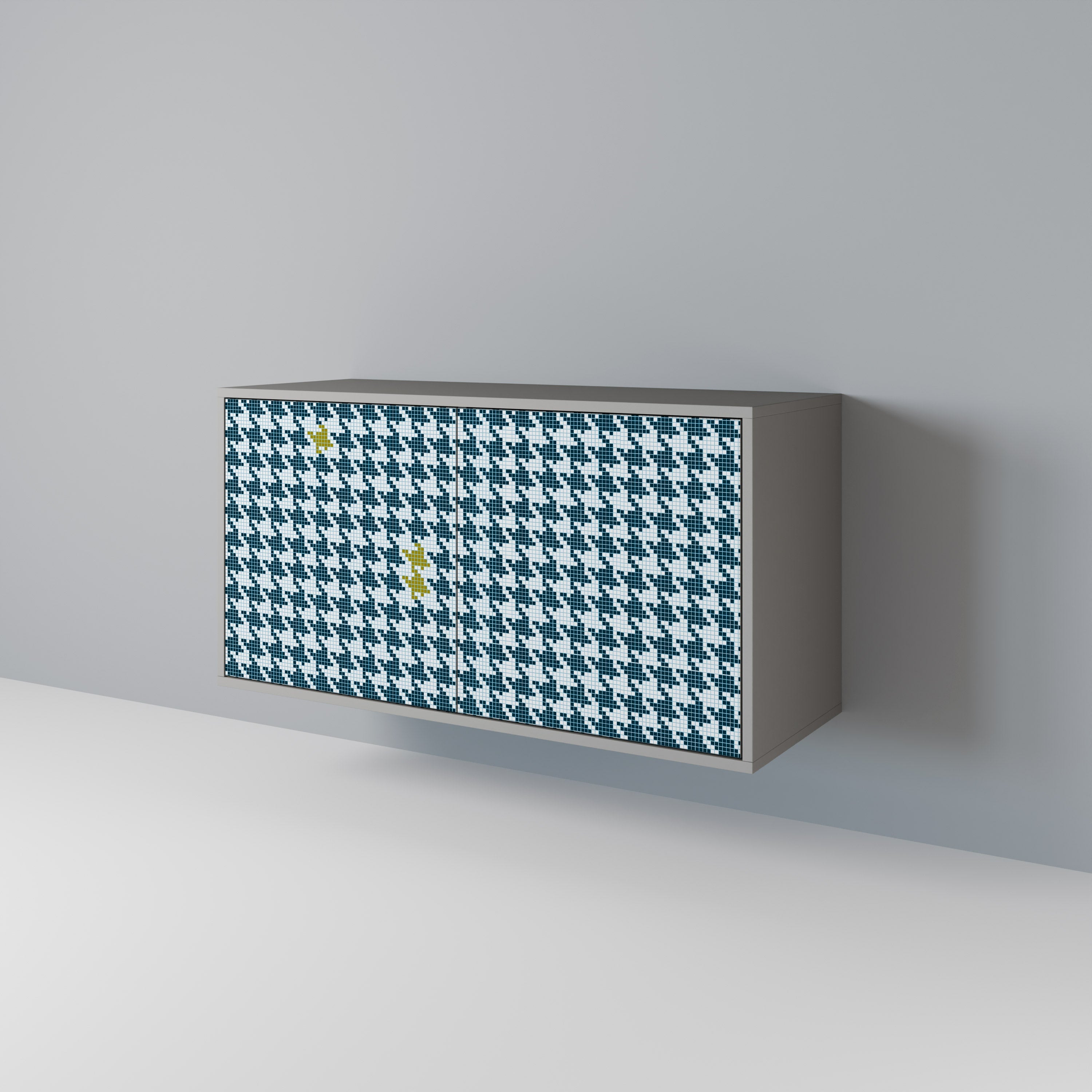 OUT OF CONTEXT Aparador de 2 Portas em Acabamento Cinzento