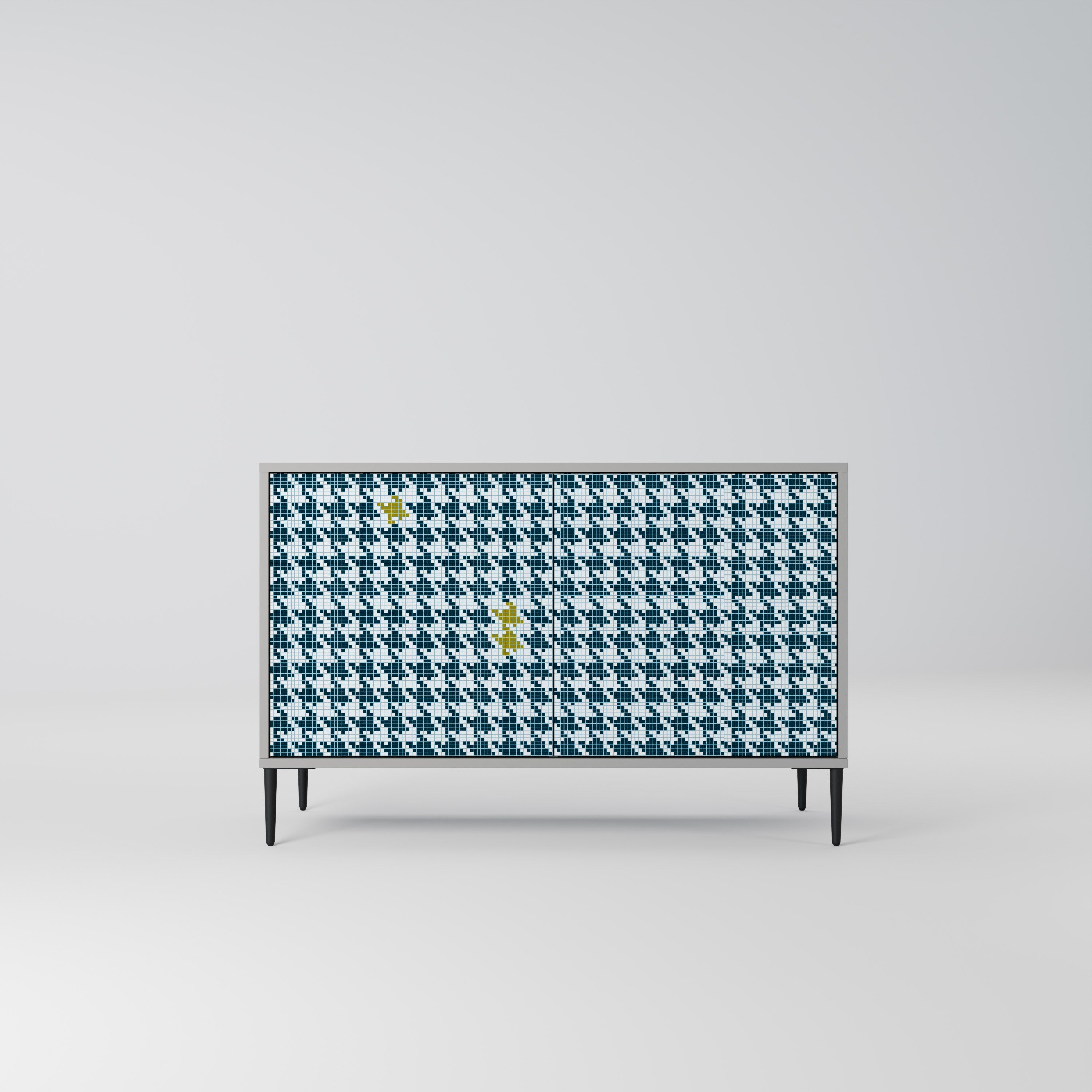 OUT OF CONTEXT Aparador de 2 Portas em Acabamento Cinzento