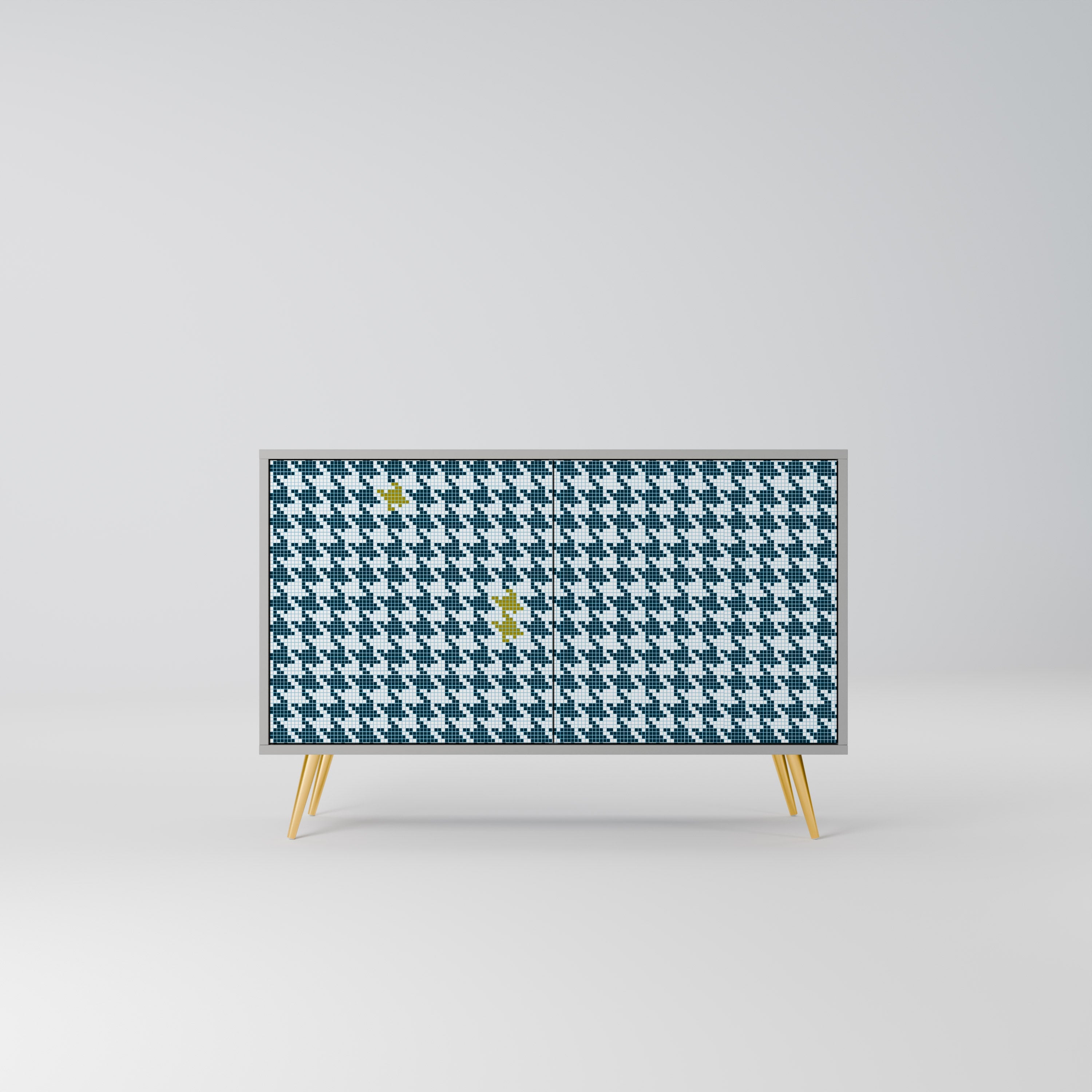 OUT OF CONTEXT Aparador de 2 Portas em Acabamento Cinzento