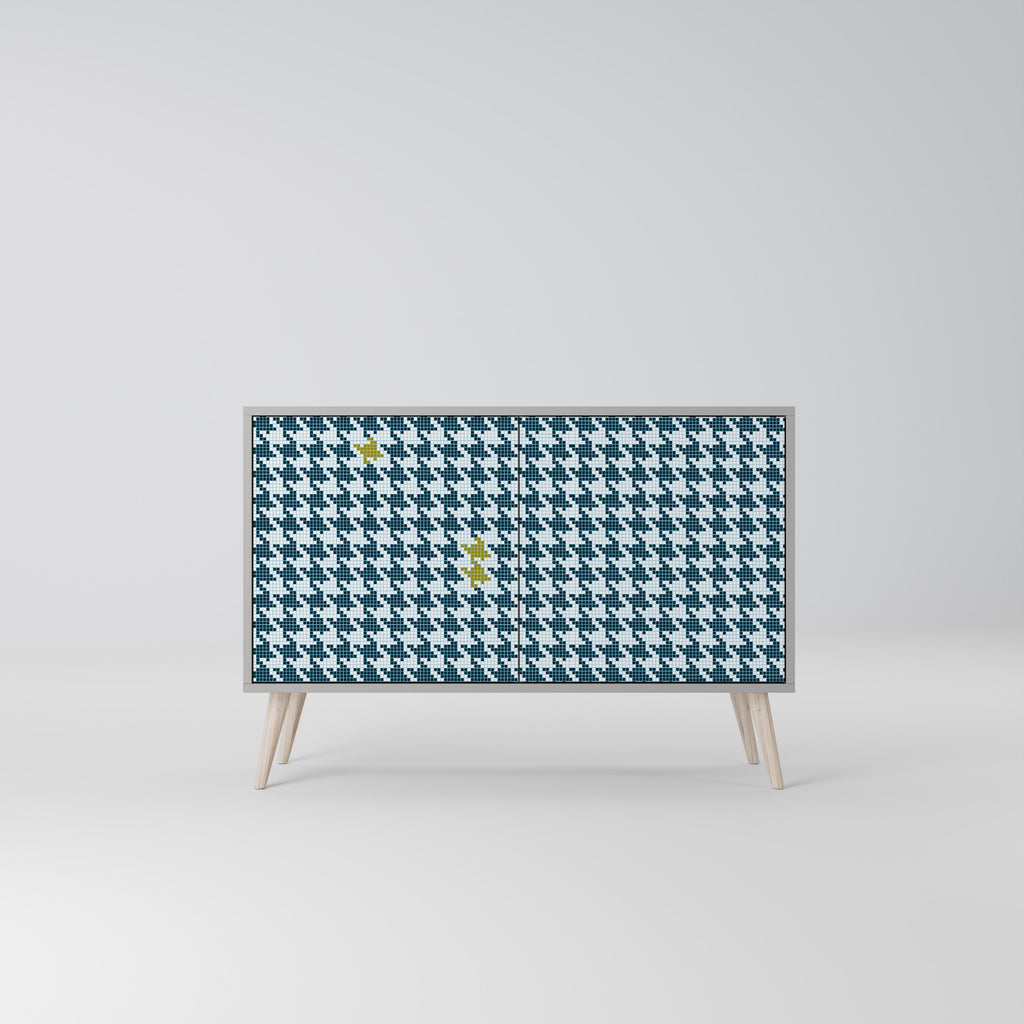 OUT OF CONTEXT Aparador de 2 Portas em Acabamento Cinzento