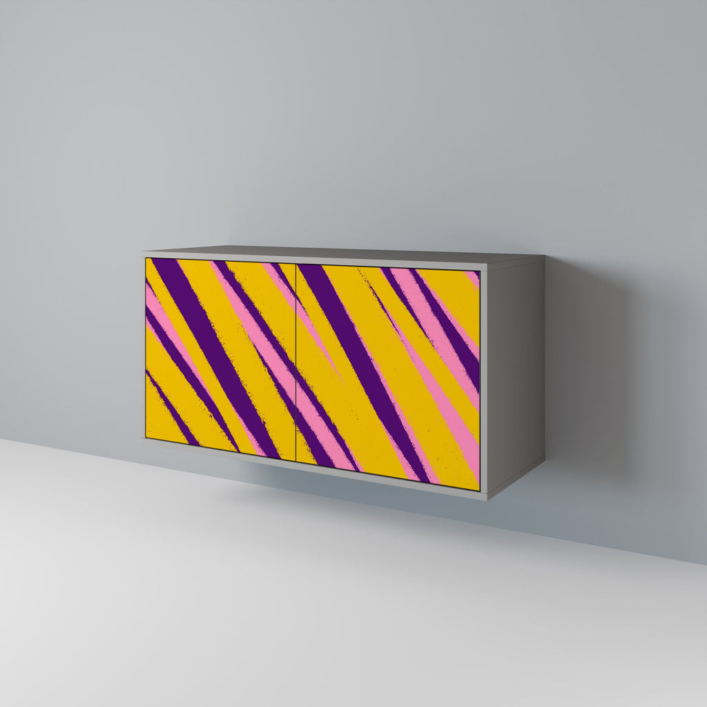 DREAMS COME TRUE Aparador de 2 Portas em Acabamento Cinzento