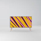 DREAMS COME TRUE Aparador de 2 Portas em Acabamento Cinzento