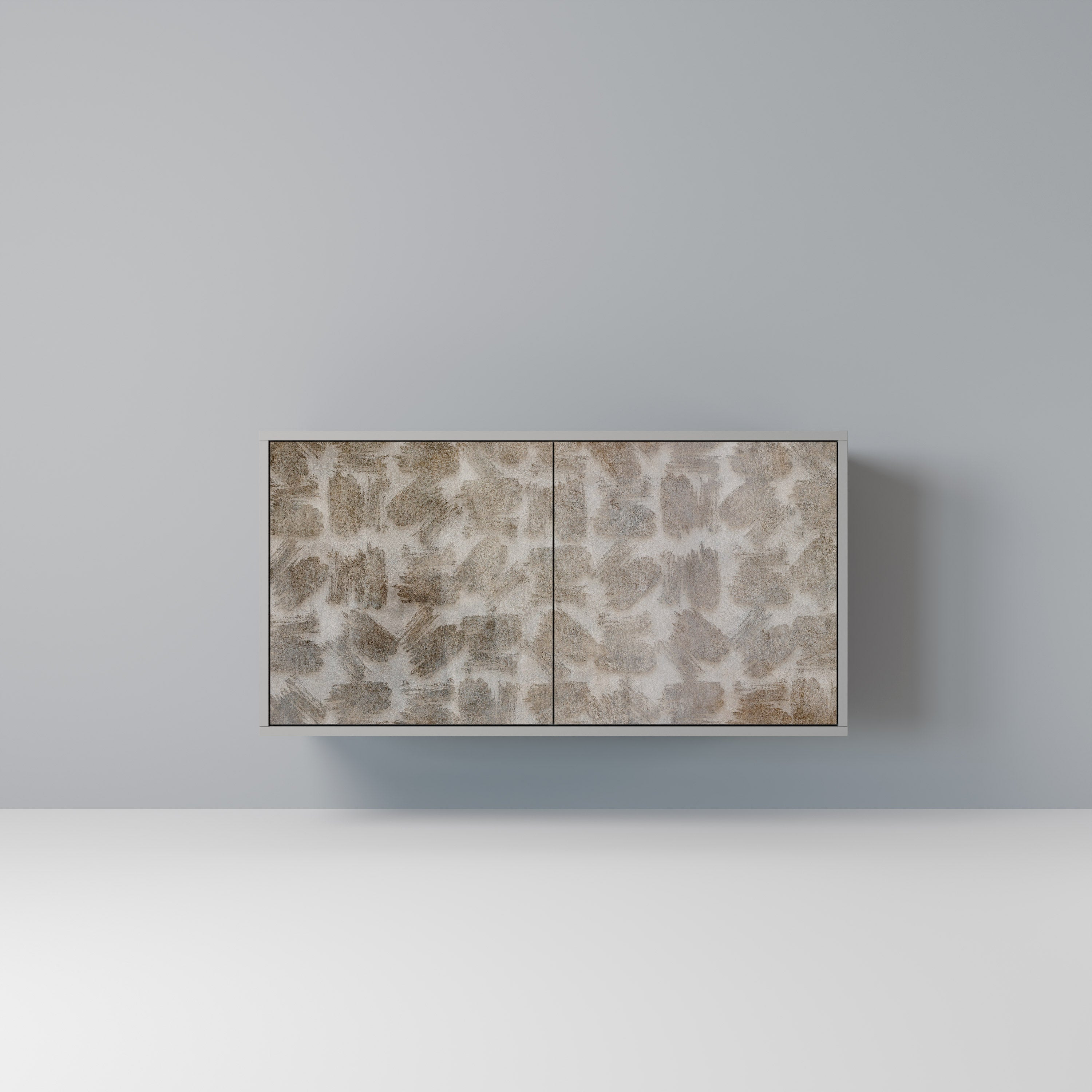 SLIGHTLY BLURRED Aparador de 2 Portas em Acabamento Cinzento