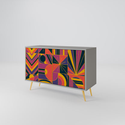 ELECTRIC PATTERNS 2-Door Sideboard