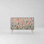 BUILDING THE FUTURE Aparador de 2 Portas em Acabamento Cinzento