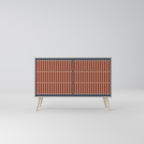 HYPNOTIC GATE Aparador de 2 Portas em Acabamento Cinzento